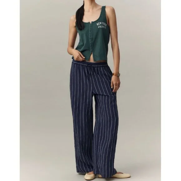 Pilcro Anthropologie Green Scoop-Neck Tank Top Size M - Picture 3 of 5